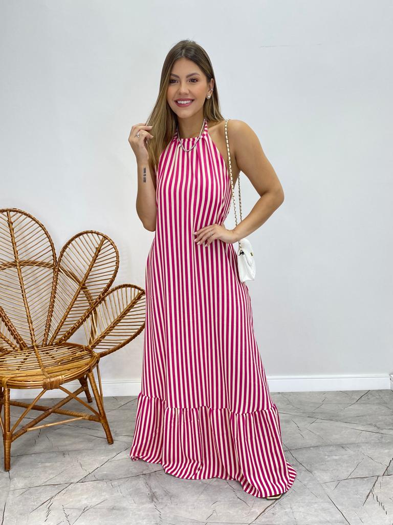 Vestido Longo Frente Única Bojo Fernanda Ramos Store