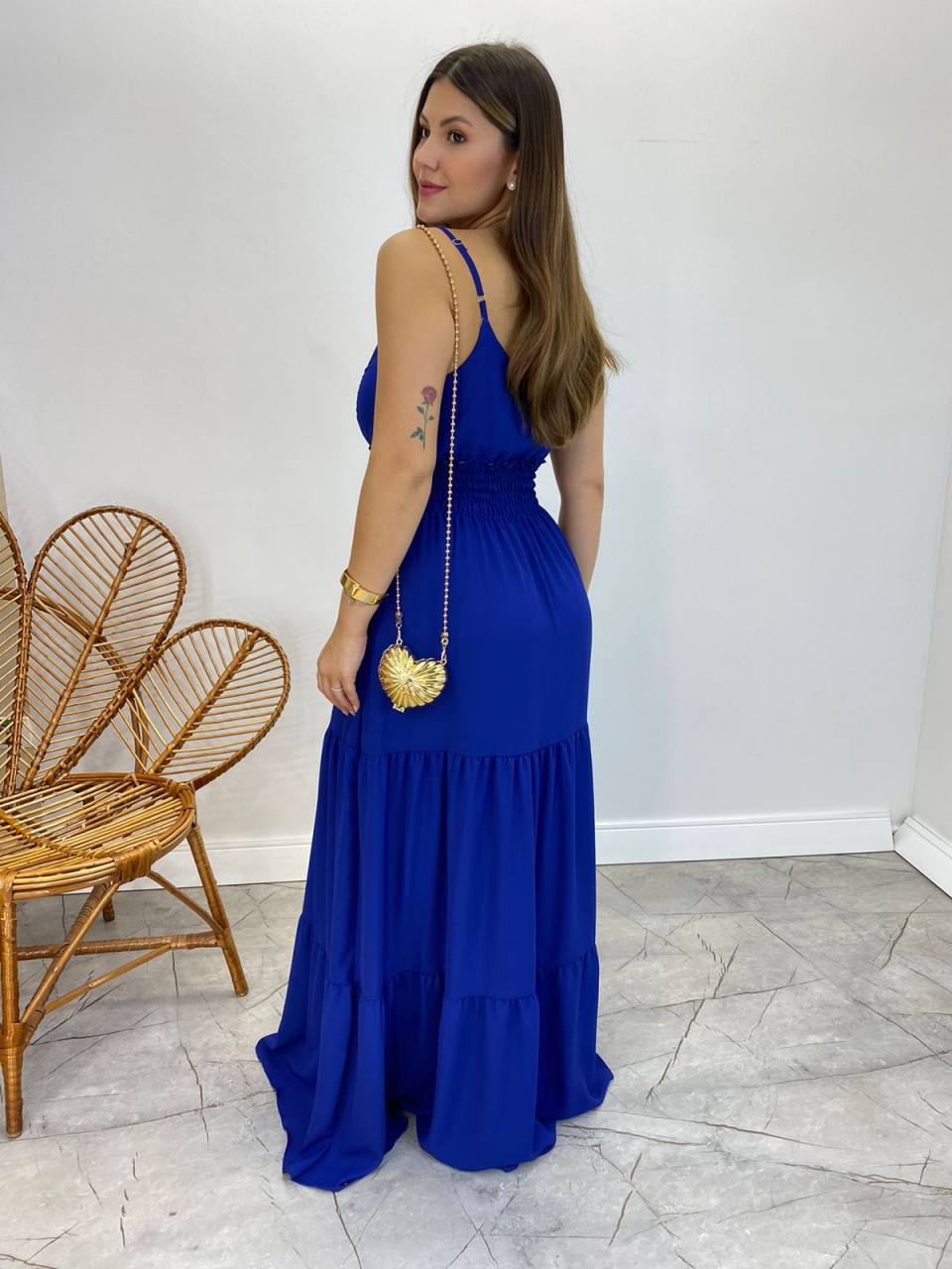 Vestido Longo Milena Al A Regulav L Fernanda Ramos Store