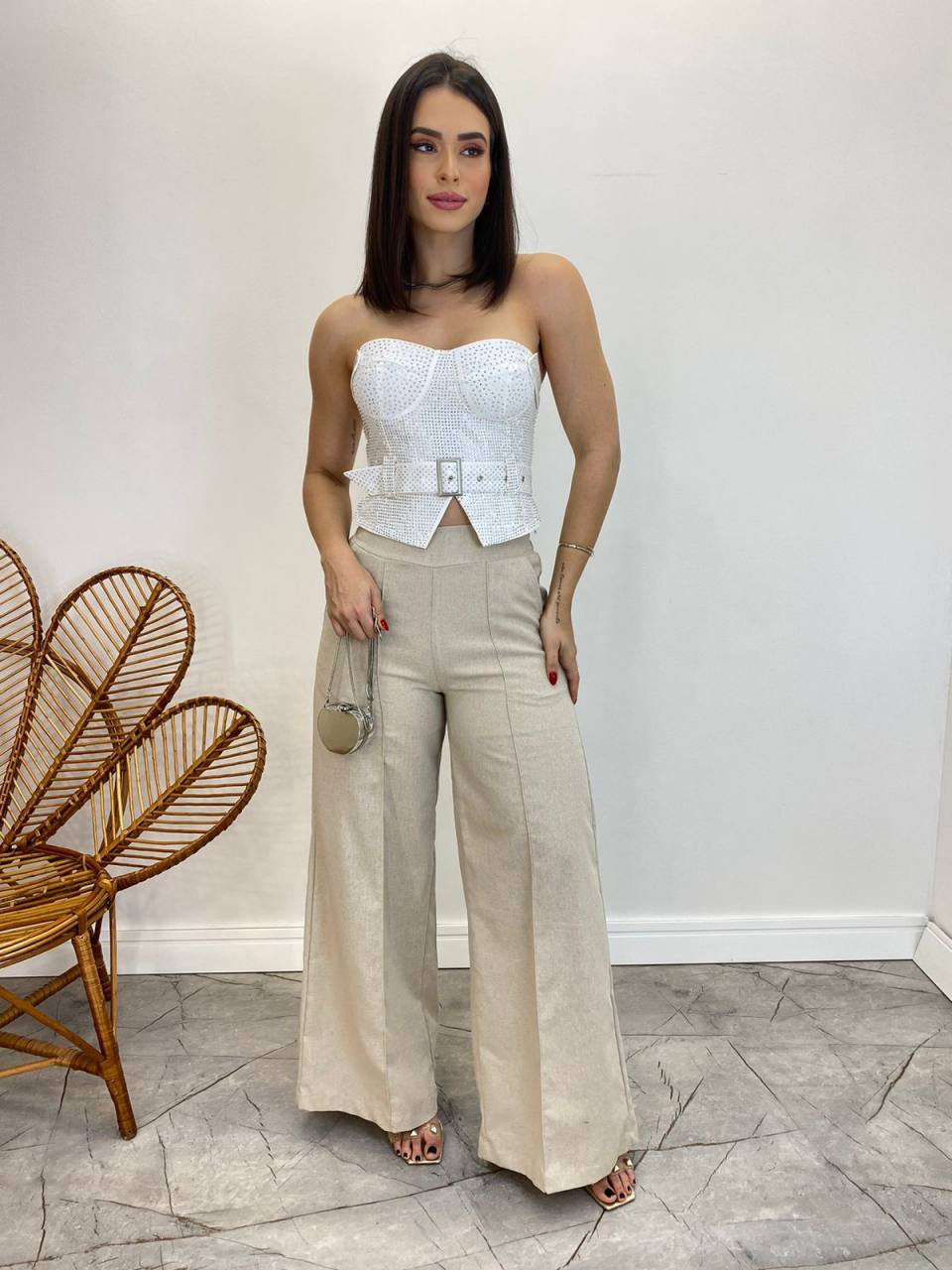 Cropped Feminino Tomara Que Caia Fernanda Ramos Store