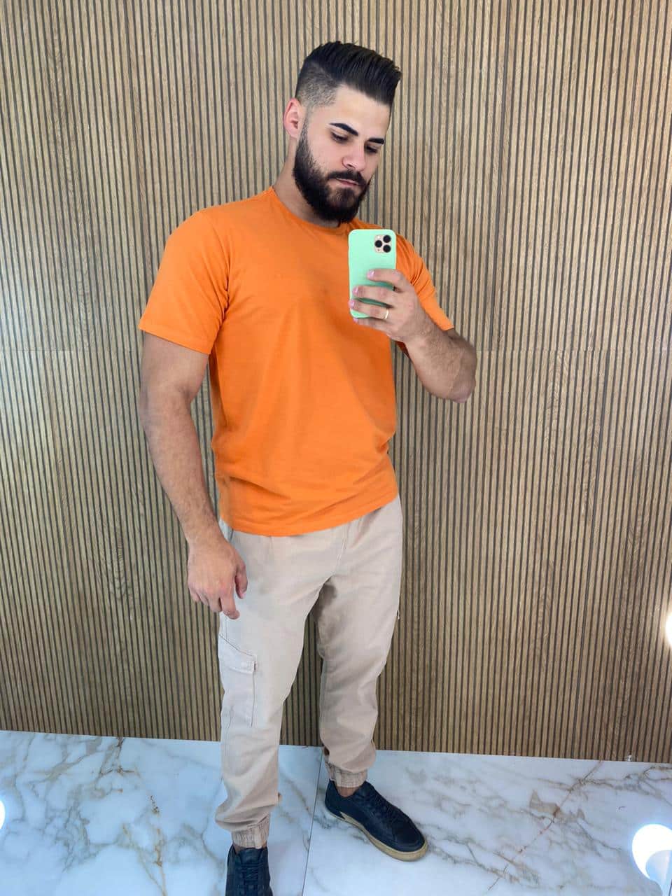 fernandaramosstore com br camiseta masculina ogochi basica slim laranja 1448 1