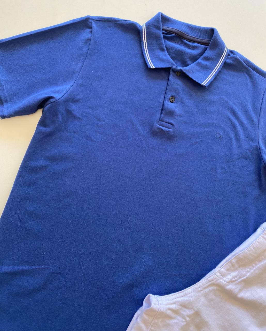 fernandaramosstore com br Camiseta Polo Essencial Slim Ogochi Azul 3939 1