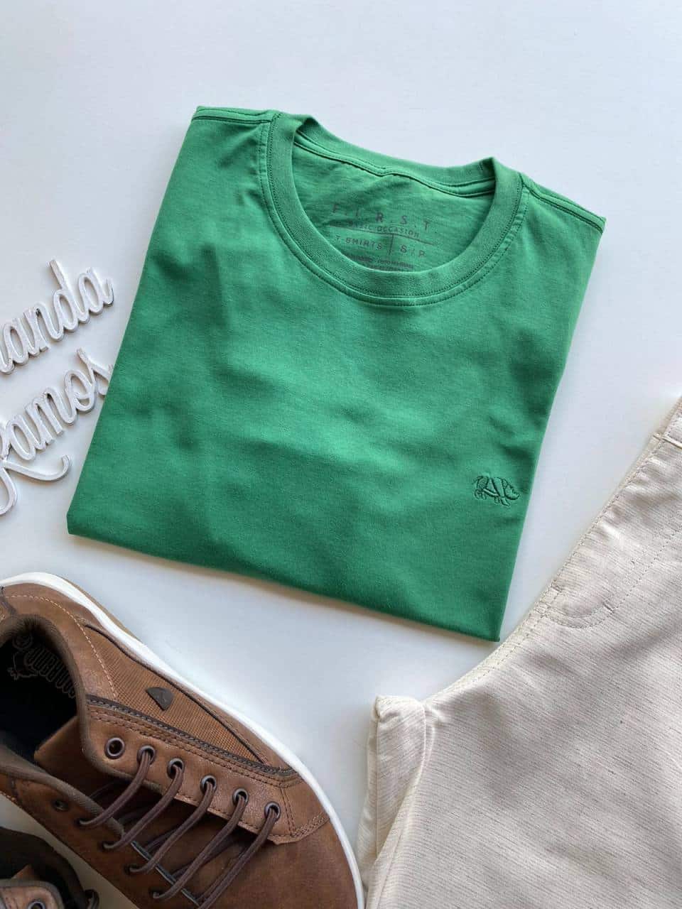 fernandaramosstore com br Camiseta Masculina Verde Amazônia Basic Ocass Cor 16 1
